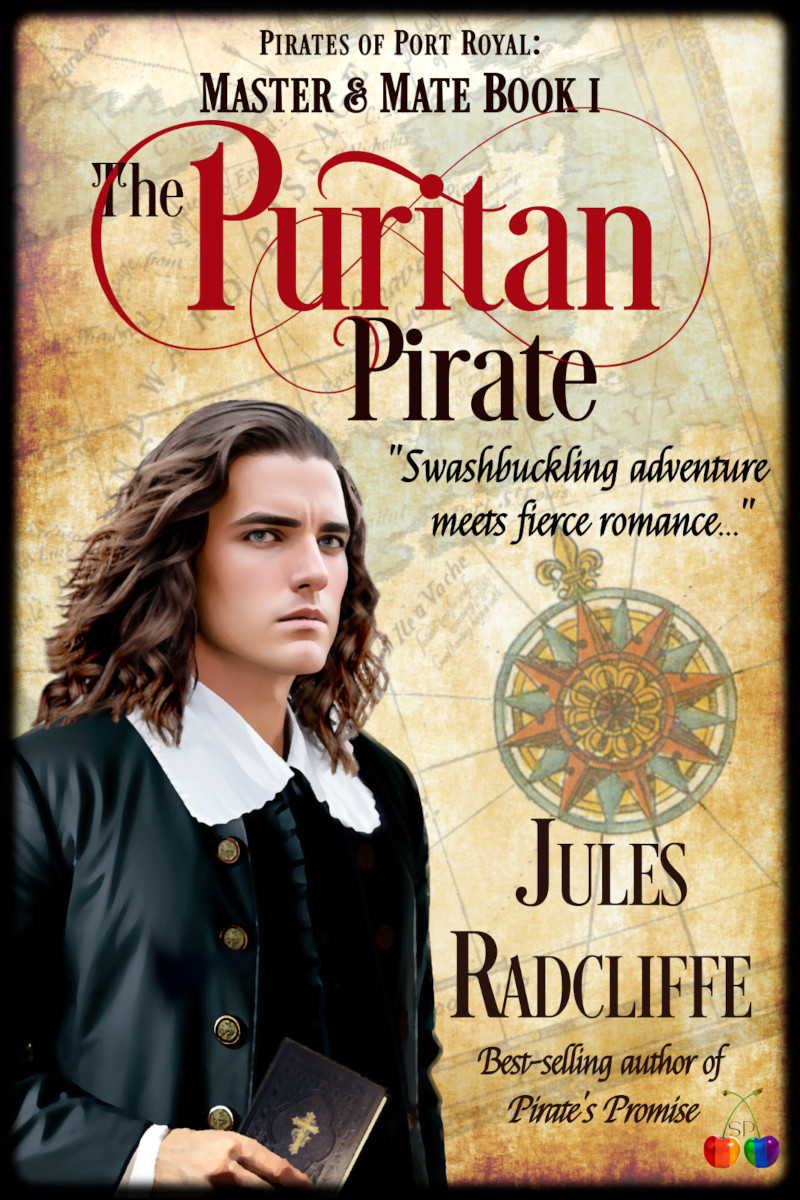 Cover of The Puritan Pirate by Jules Radcliffe, a gay historical pirate romance